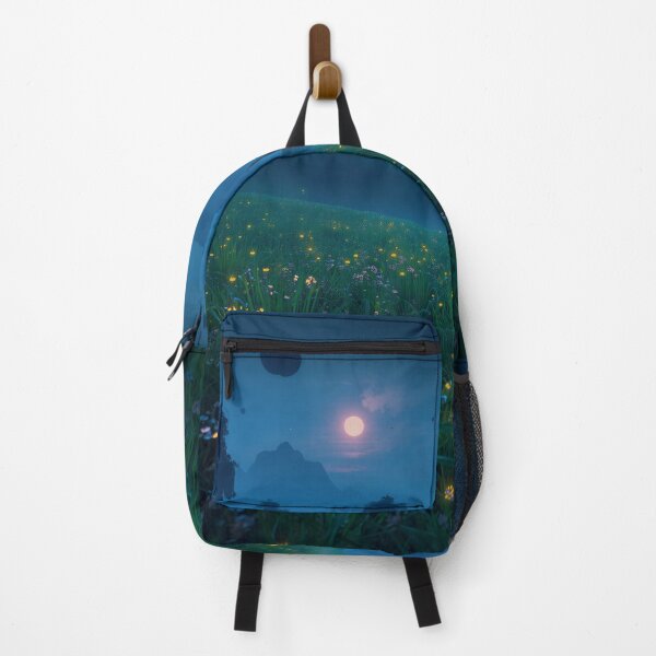 Item preview, Twin Moon Meadow Fantasy Alien Landscape designed and sold by Luminous Wilds.
