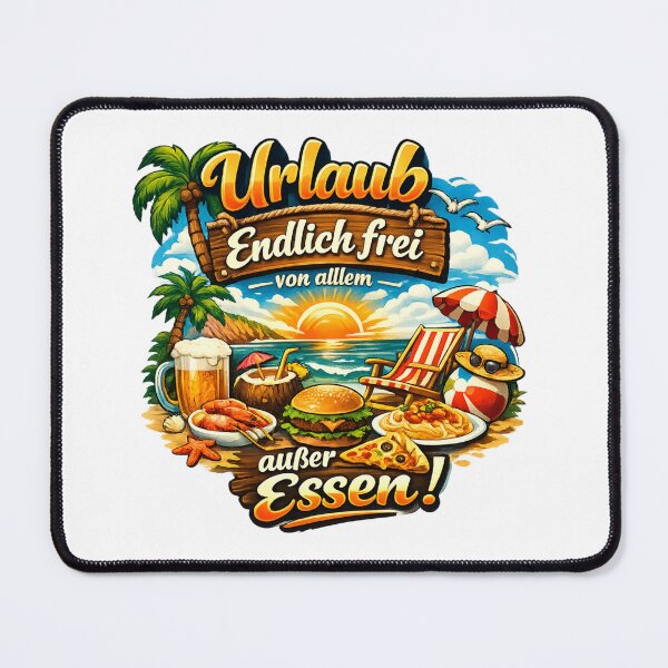 Item preview, Sun, beach, and endless snacks design – a summer holiday motif for a true vacation feeling with a guarantee of enjoyment. designed and sold by CoolContent Factory.
