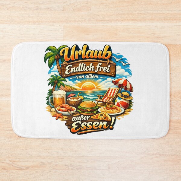 Item preview, Sun, beach, and endless snacks design – a summer holiday motif for a true vacation feeling with a guarantee of enjoyment. designed and sold by CoolContent Factory.