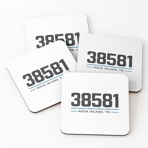 Item preview, Rock Island TN Zip Zode Cooler Sticker designed and sold by Little Ink Co..