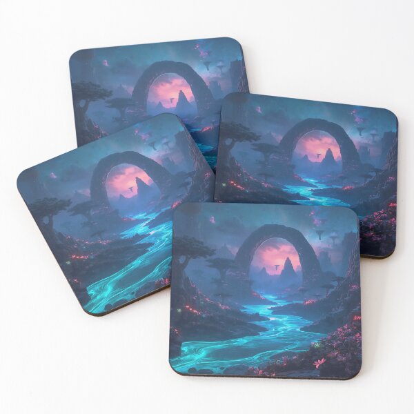 Item preview, Living Aurora River Pandora Fantasy Landscape designed and sold by Luminous Wilds.