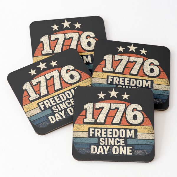 Item preview, 1776 Freedom Since Day One – Patriotic 4th of July Vintage Design designed and sold by floydmay.