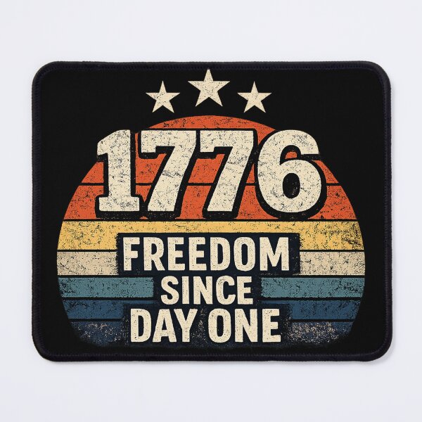Item preview, 1776 Freedom Since Day One – Patriotic 4th of July Vintage Design designed and sold by floydmay.