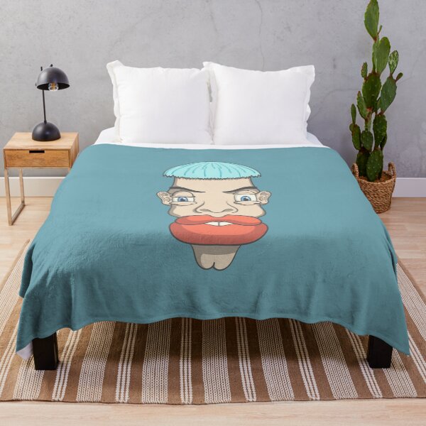 Item preview, funny cartoon character with blue hair designed and sold by toonword93.