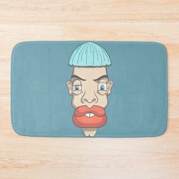 Item preview, funny cartoon character with blue hair designed and sold by Agus93.