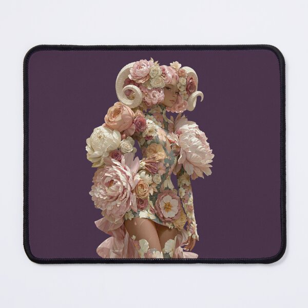Item preview,  Floral Aries Goddess Queen designed and sold by MythicMood.