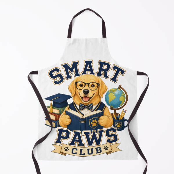 Item preview, Smart Paws Club Dog Sticker designed and sold by PawFusionArt.
