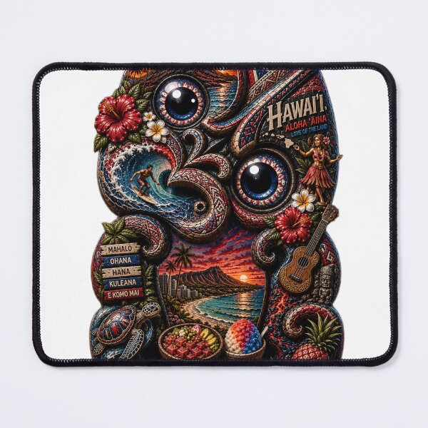 Item preview, Hawaiʻi Hei Tiki – Spirit of Aroha designed and sold by SkruffyInk.