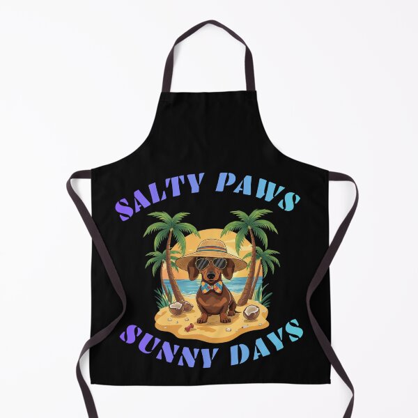Item preview, Salty Paws Sunny Days Funny Dachshund Gifts designed and sold by Domel9674.