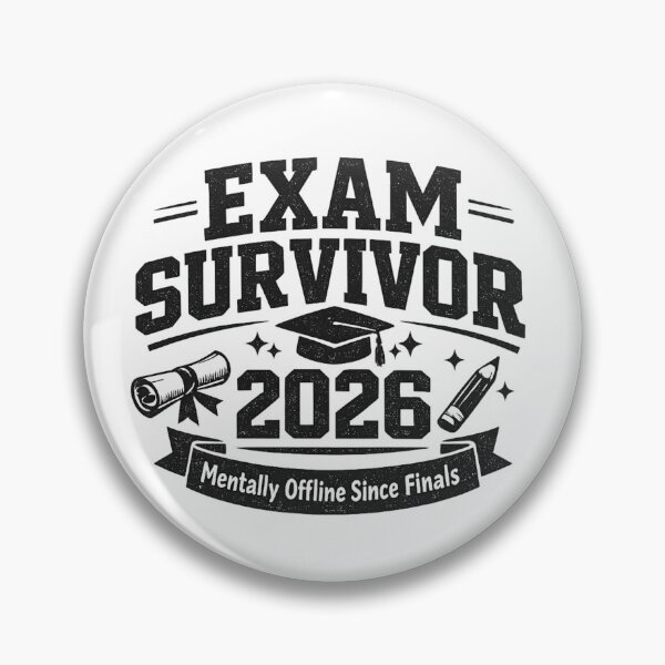 Item preview, Exam Survivor 2026 Funny Graduation Shirt – Mentally Offline Student Humor Gift designed and sold by MartBook.
