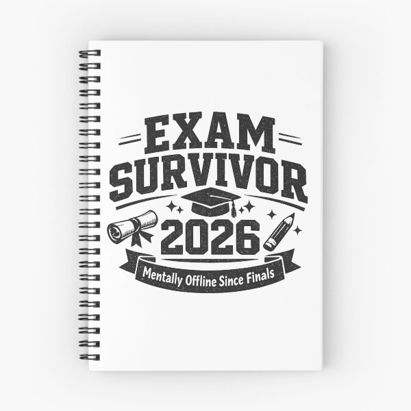 Item preview, Exam Survivor 2026 Funny Graduation Shirt – Mentally Offline Student Humor Gift designed and sold by MartBook.