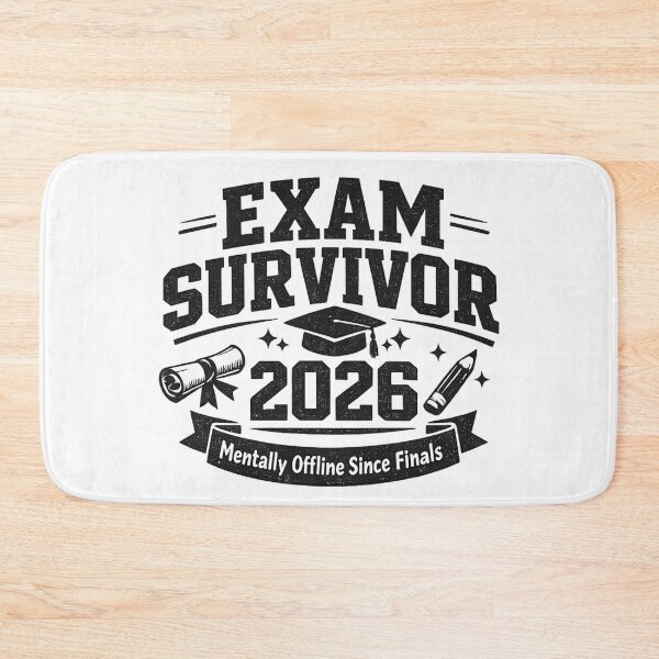 Item preview, Exam Survivor 2026 Funny Graduation Shirt – Mentally Offline Student Humor Gift designed and sold by MartBook.