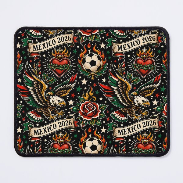Item preview, Traditional Mexican pattern with eagles and hearts 2026 designed and sold by Imprearte.