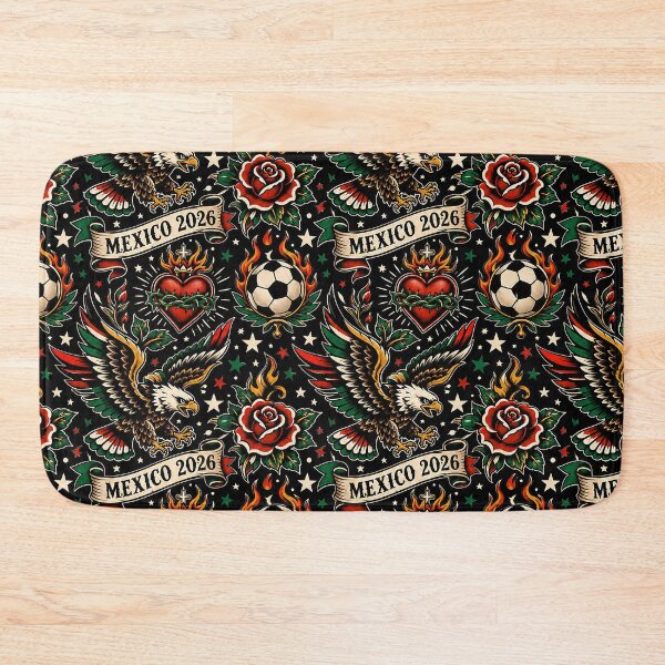 Item preview, Traditional Mexican pattern with eagles and hearts 2026 designed and sold by Imprearte.