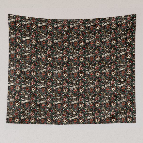 Item preview, Traditional Mexican pattern with eagles and hearts 2026 designed and sold by Imprearte.