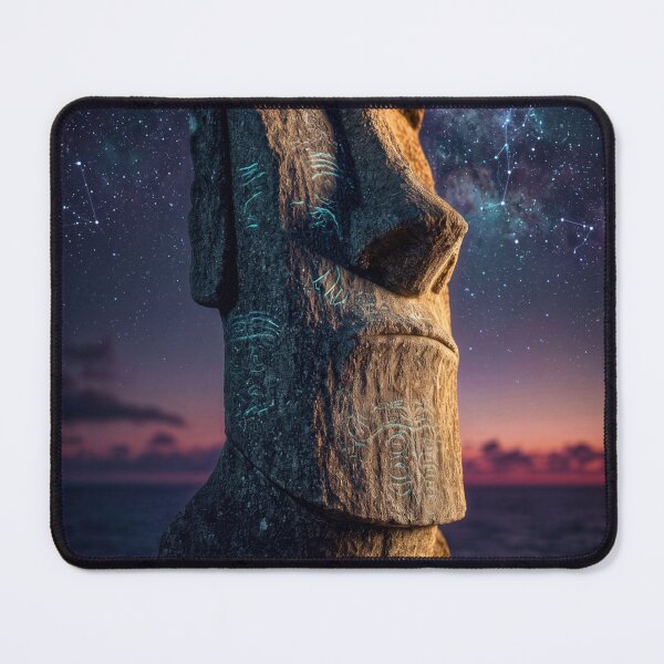 Item preview, Mystical Moai Under the Stars designed and sold by jodotodesign.