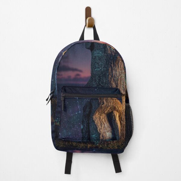 Item preview, Mystical Moai Under the Stars designed and sold by jodotodesign.