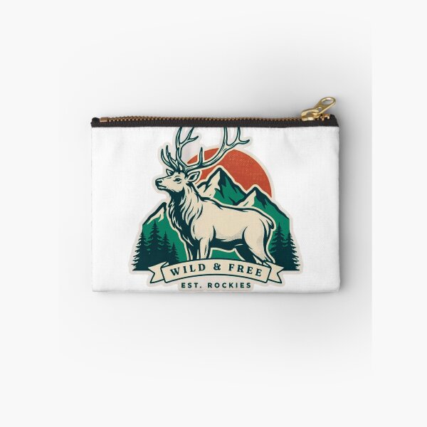 Item preview, Wild & Free Rockies Vintage Elk Sticker designed and sold by GabeMountainArt.