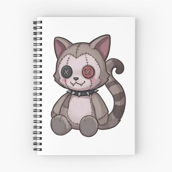 Item preview, Creepy Cute Stitched Gothic Cat designed and sold by D6rkT3chDemon.