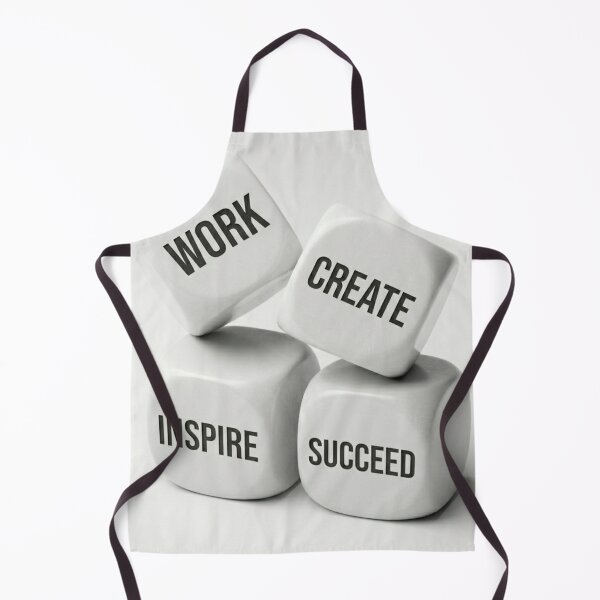 Item preview, Work Create Inspire Succeed Dice Creative Entrepreneur Motivational Quote designed and sold by RAMHEARTS.