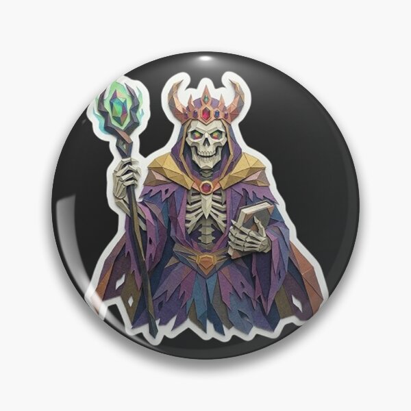 Item preview, Origami Style Paper Craft Lich RPG Sticker designed and sold by AestheticRPG .