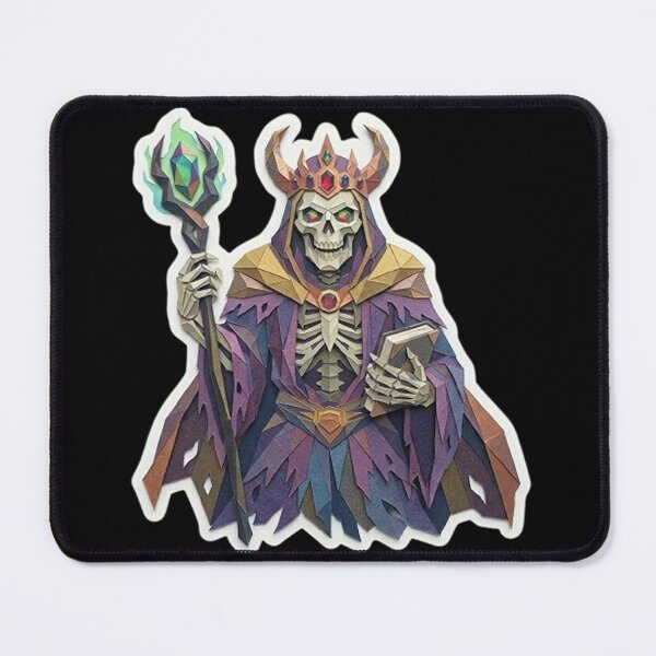 Item preview, Origami Style Paper Craft Lich RPG Sticker designed and sold by AestheticRPG .
