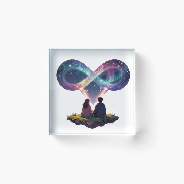 Item preview, Infinite Universe Couples Stargazing Art designed and sold by vsl363.