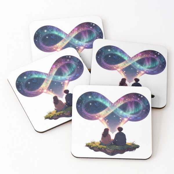 Item preview, Infinite Universe Couples Stargazing Art designed and sold by vsl363.