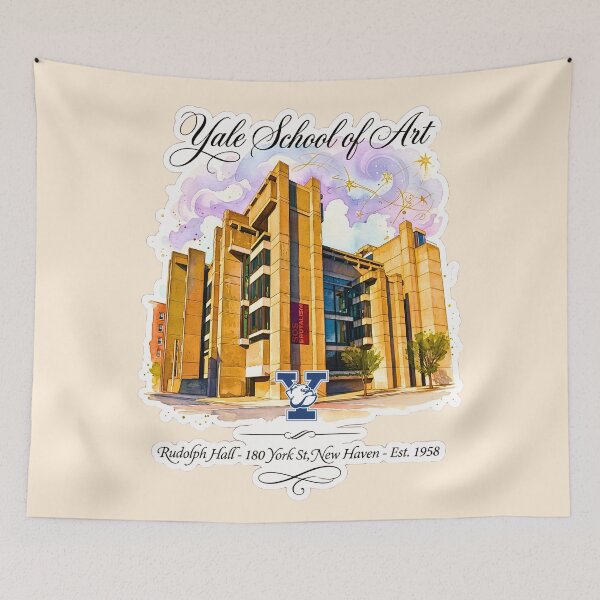 Item preview, Vintage Watercolor Art School Architecture Print designed and sold by EvergreenPark - Tee Studio.