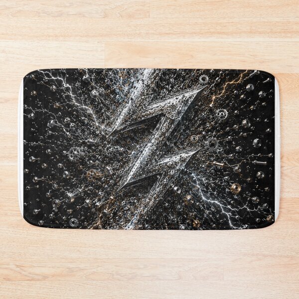 Item preview, Fractured Lightning Mosaic Edition | Luxury Framed 3D Mechanical Lightning Artwork designed and sold by JcAbstractArt.