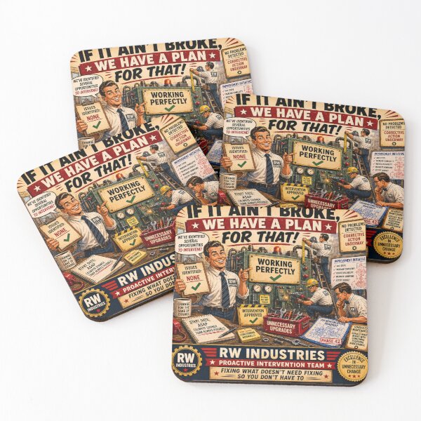 Item preview, Proactive Intervention Team - Corporate Satire Poster designed and sold by DeadpanYard.