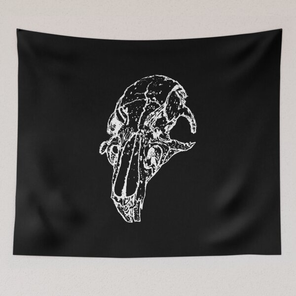 Item preview, Rat Skull - Light Lines designed and sold by The Stippler Process.