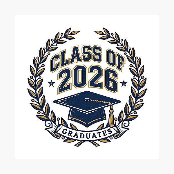 Item preview, Class of 2026 Graduation Cap Varsity Bold Grad Gift designed and sold by Osmose-Studio ⭐⭐⭐⭐⭐.