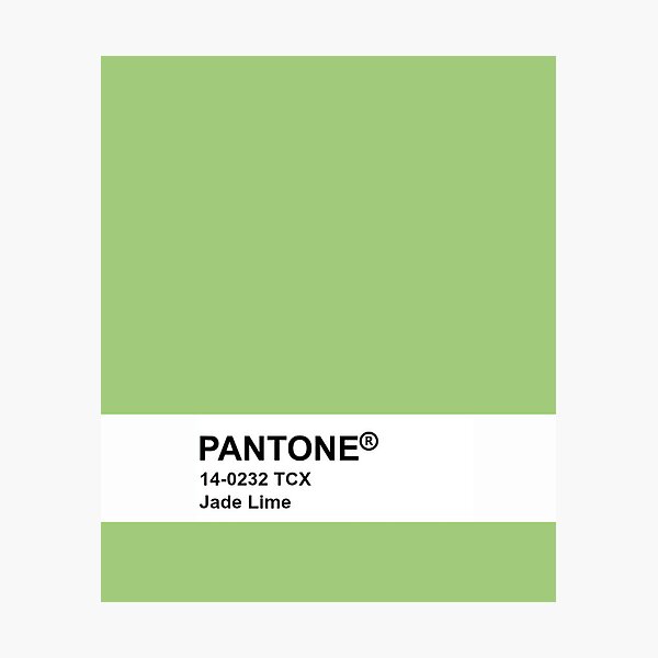 Artikelvorschau, Pantone Jade Lime Farbe entworfen und verkauft von Spring Things.
