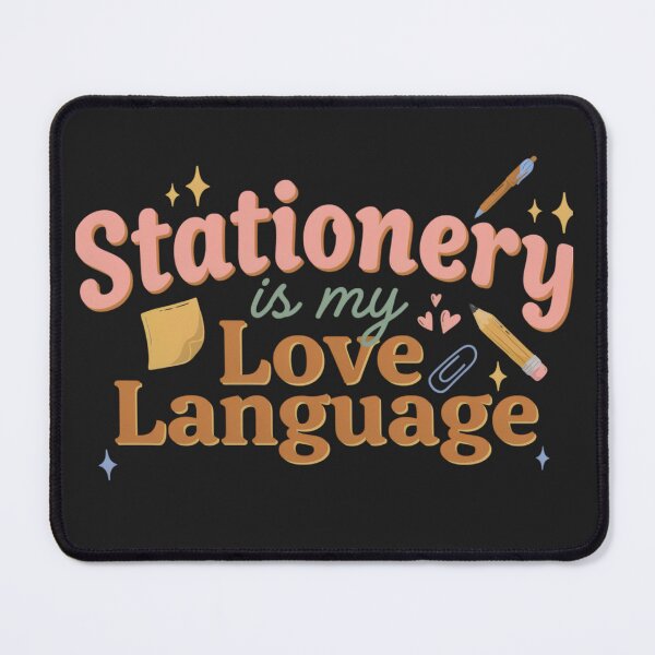 Item preview, Stationery Is My Love Language Cute Stationery Lover Design designed and sold by GiftLore Studio.