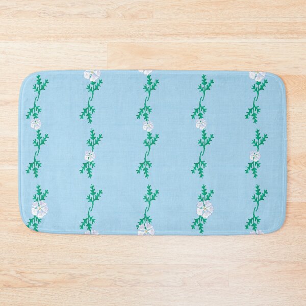 Item preview, Botanical pattern with white flowers and leaves designed and sold by studiodrchicken.