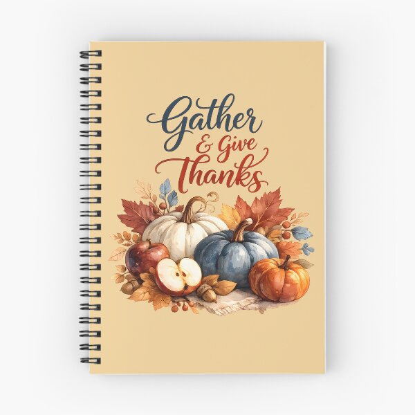 Item preview, Gather & Give Thanks Autumn Harvest Watercolor designed and sold by aleano2026.
