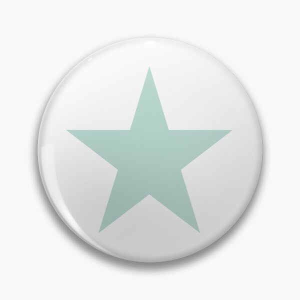 Item preview, Single MINT GREEN STAR on a WHITE Background designed and sold by RachelMacht.