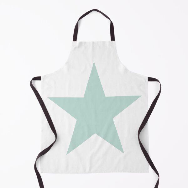 Item preview, Single MINT GREEN STAR on a WHITE Background designed and sold by RachelMacht.