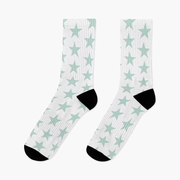 Item preview, Single MINT GREEN STAR on a WHITE Background designed and sold by RachelMacht.