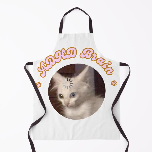 Item preview, ADHD Brain Cat designed and sold by sadanah.