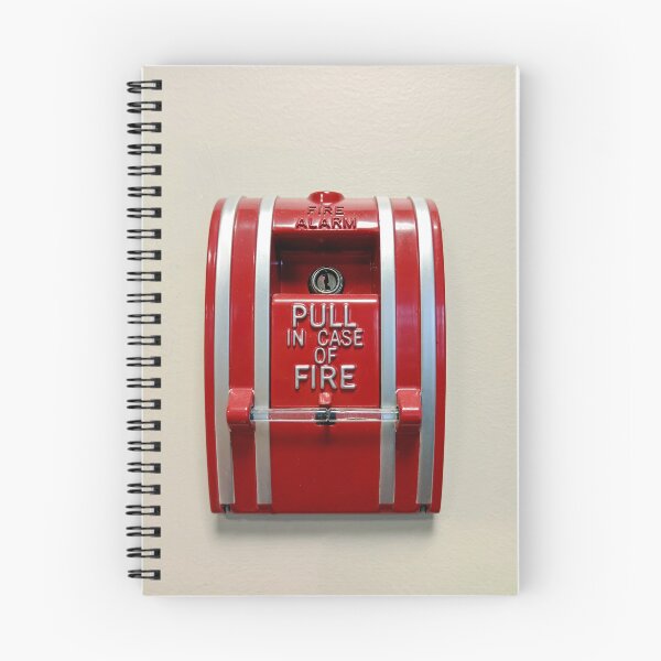 Item preview, Red fire alarm pull station for fire emergencies designed and sold by Kevin Miller Photography.