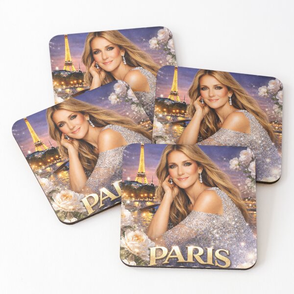 Item preview, Celine Dion – Live in Paris - T-shirt designed and sold by JcAbstractArt.