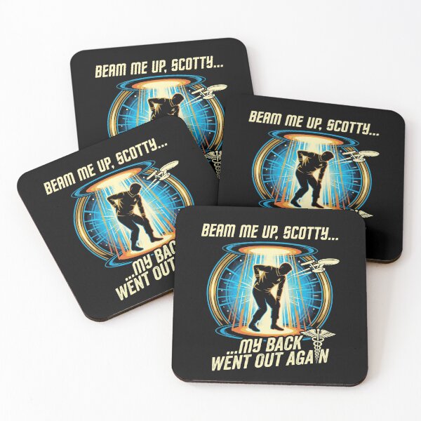 Item preview, Beam Me Up, Scotty... My Back Went Out Again designed and sold by PatternGallery.