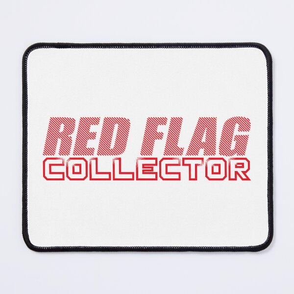 Item preview, Illustration with word red flag collector designed and sold by RizikCat.