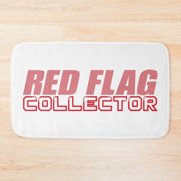 Item preview, Illustration with word red flag collector designed and sold by RizikCat.