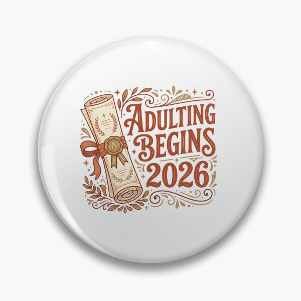 Item preview, Adulting Begins 2026 Graduation Diploma Funny Senior Gift designed and sold by Osmose-Studio ⭐⭐⭐⭐⭐.
