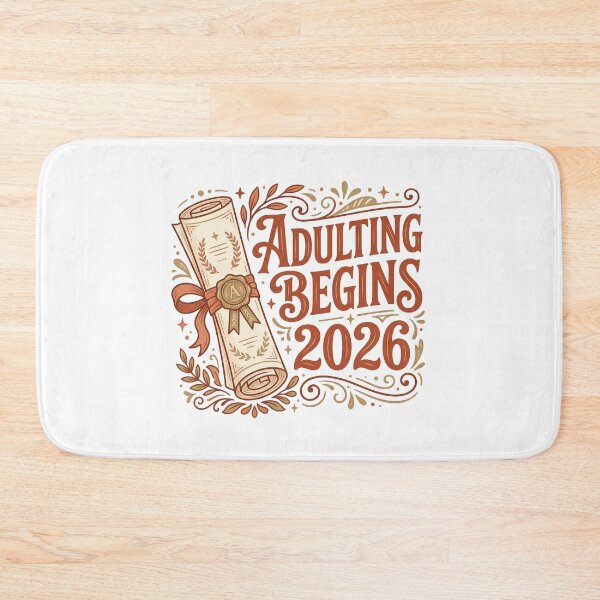 Item preview, Adulting Begins 2026 Graduation Diploma Funny Senior Gift designed and sold by Osmose-Studio ⭐⭐⭐⭐⭐.