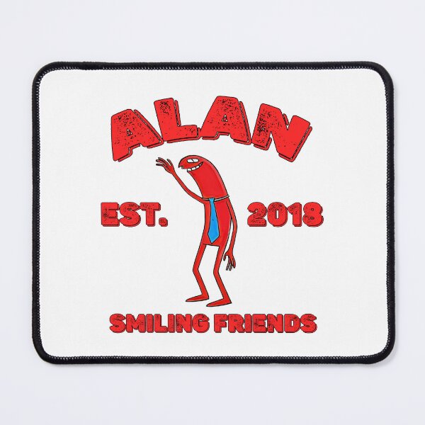 Artikelvorschau, Vintage Smiling Friends Alan Charakter entworfen und verkauft von Mado Shop.