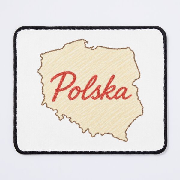 Item preview, Map of Poland drawn in pencil designed and sold by JOANNASKAH.